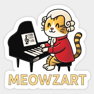 Meowzart Sticker